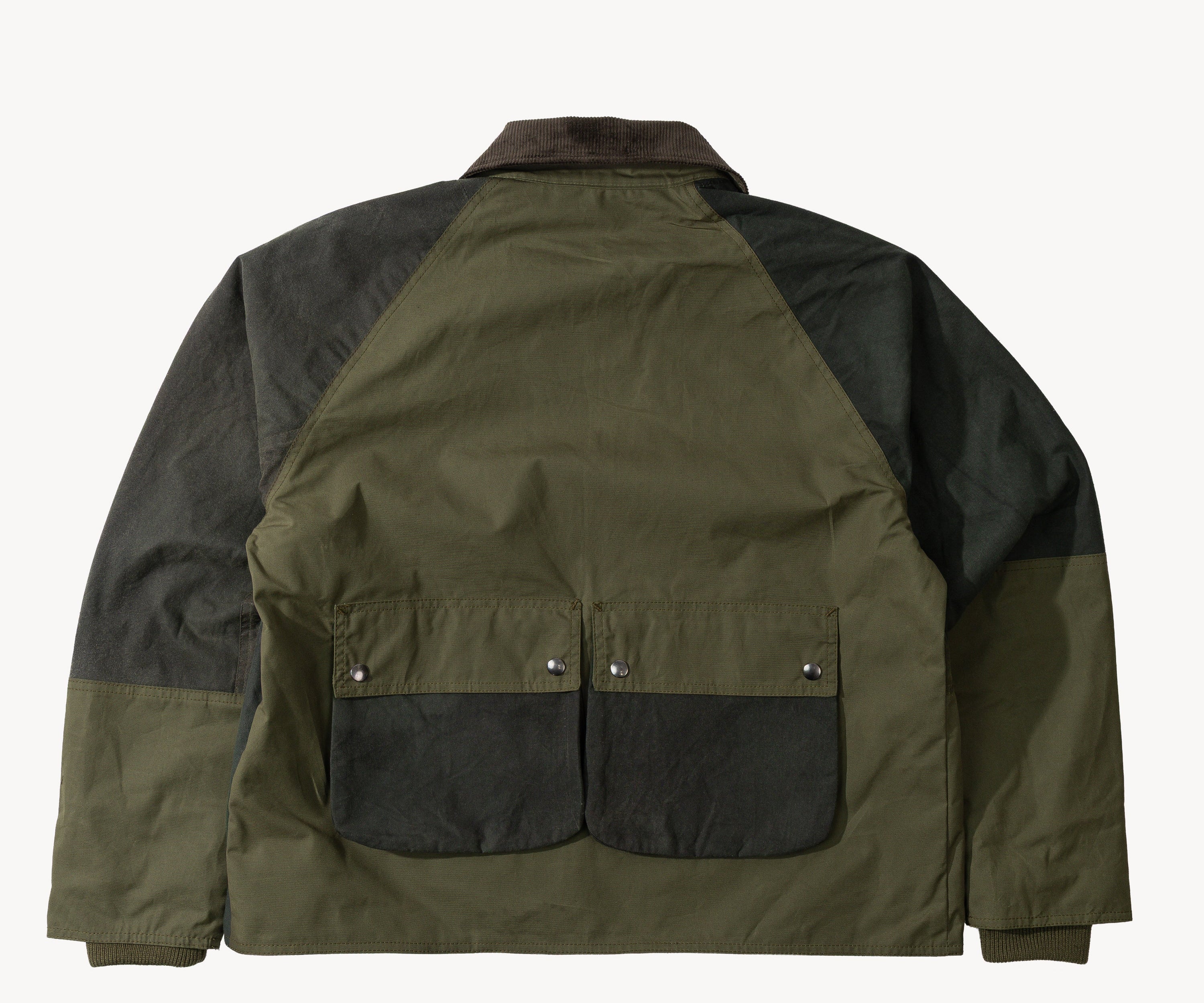 REWORK® FLY WAX JACKET - N° 040 Coats & Jackets LARGE / GREEN - BRUT Clothing US