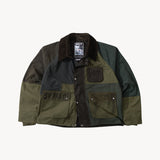 REWORK® FLY WAX JACKET - N° 041 Coats & Jackets LARGE / GREEN - BRUT Clothing US