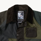 REWORK® FLY WAX JACKET - N° 041 Coats & Jackets LARGE / GREEN - BRUT Clothing US