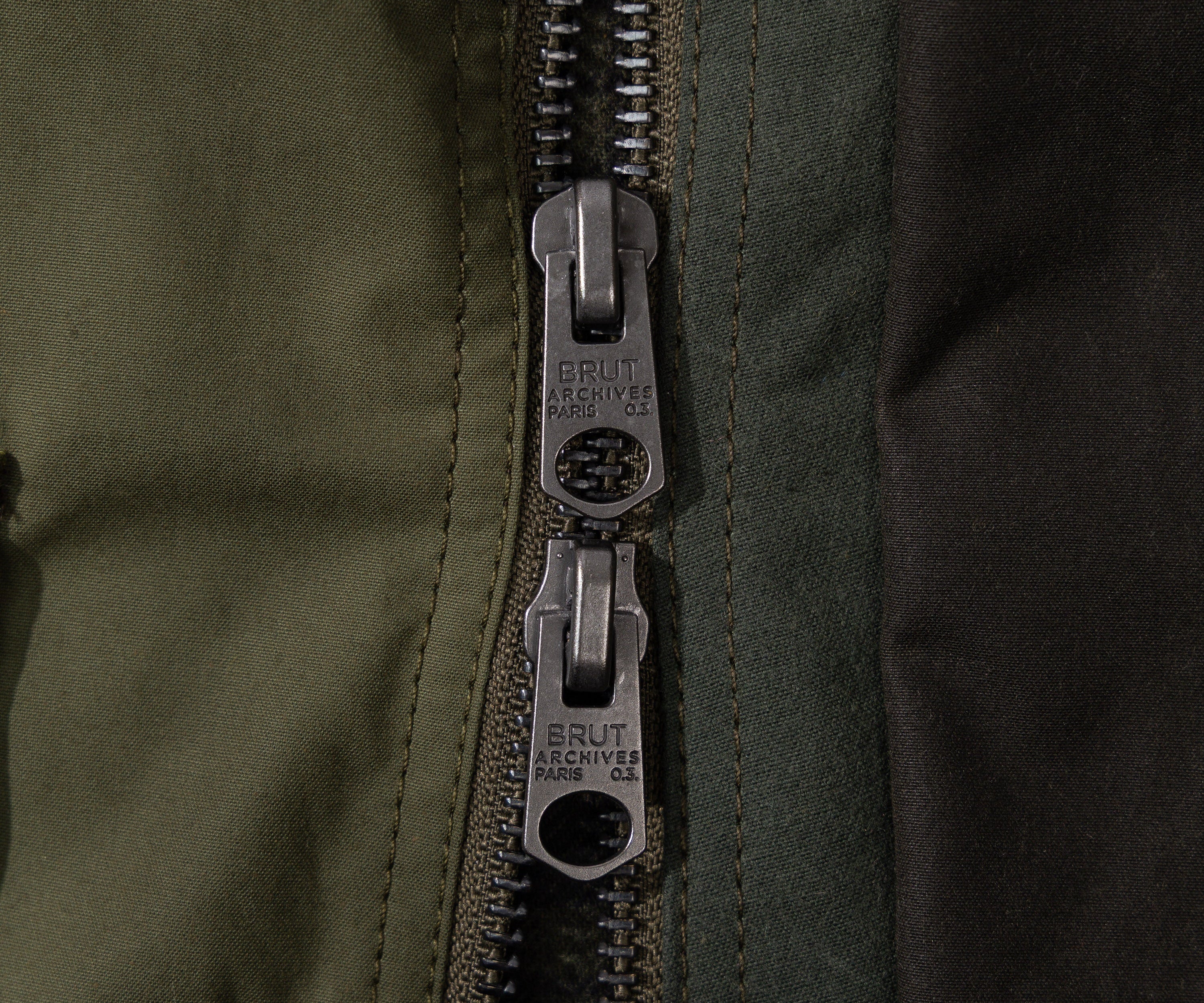 REWORK® FLY WAX JACKET - N° 041 Coats & Jackets LARGE / GREEN - BRUT Clothing US