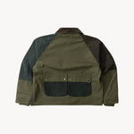 REWORK® FLY WAX JACKET - N° 041 Coats & Jackets LARGE / GREEN - BRUT Clothing US