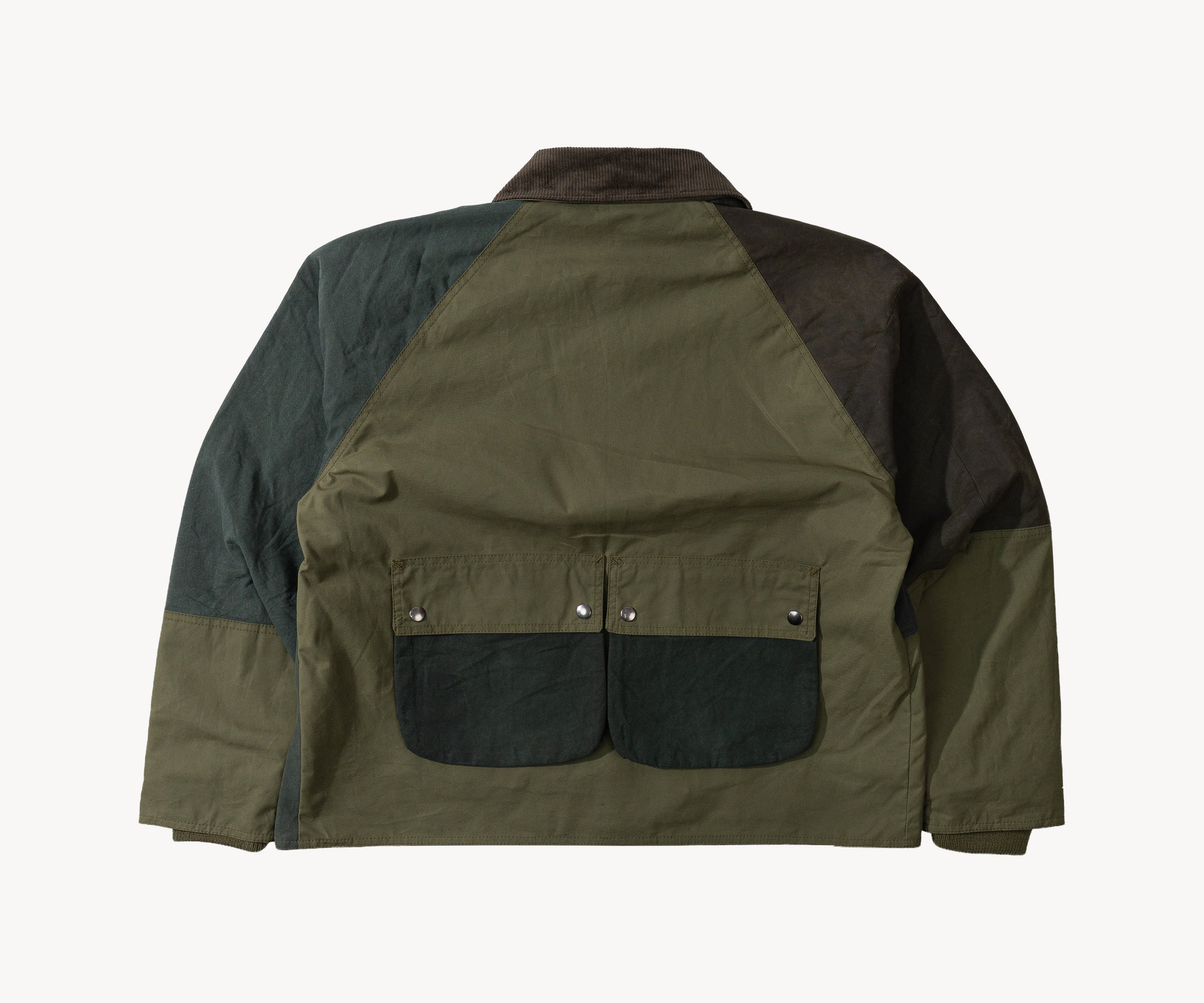 REWORK® FLY WAX JACKET - N° 041 Coats & Jackets LARGE / GREEN - BRUT Clothing US