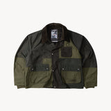 REWORK® FLY WAX JACKET - N° 042 Coats & Jackets LARGE / GREEN - BRUT Clothing US
