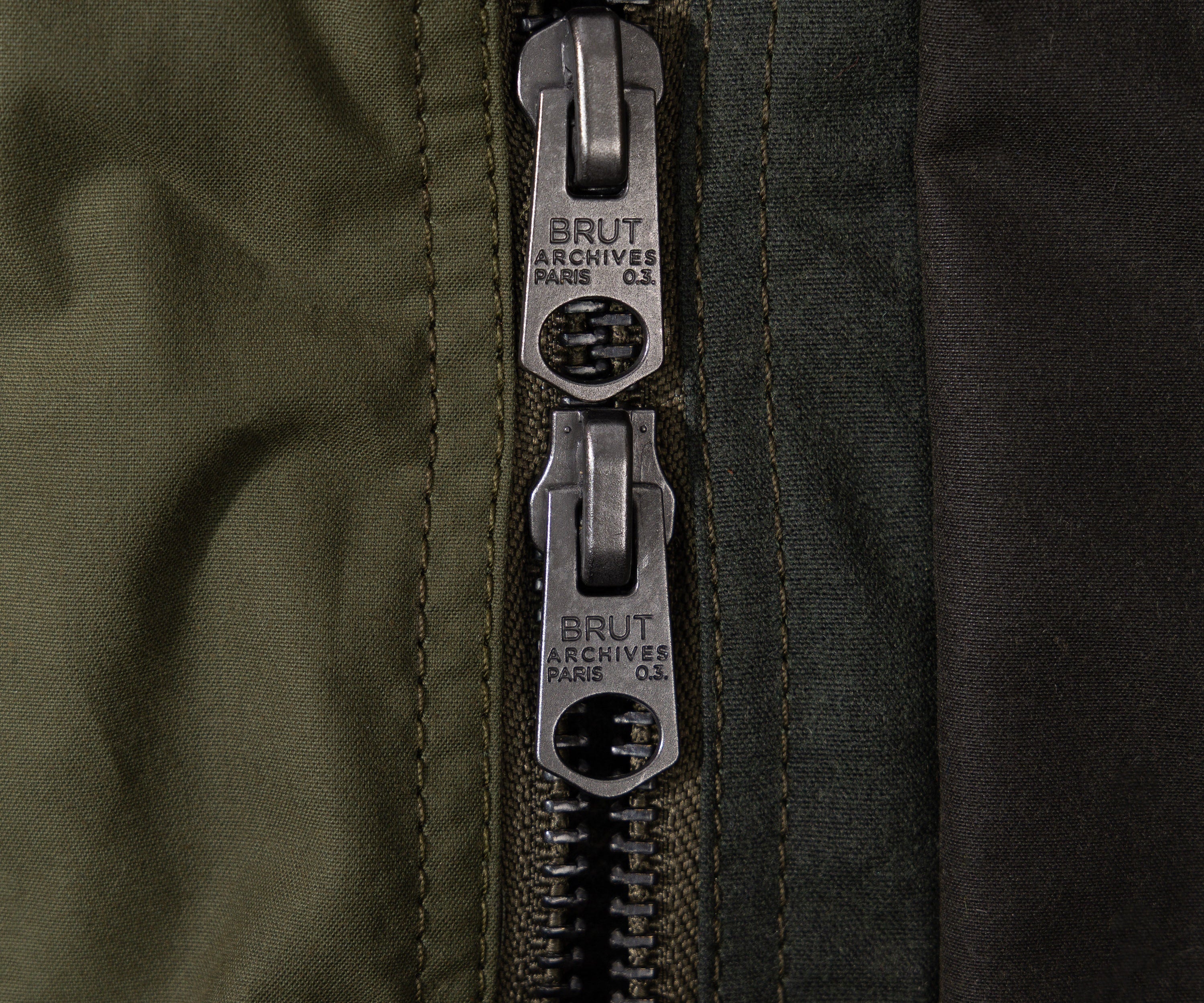 REWORK® FLY WAX JACKET - N° 042 Coats & Jackets LARGE / GREEN - BRUT Clothing US