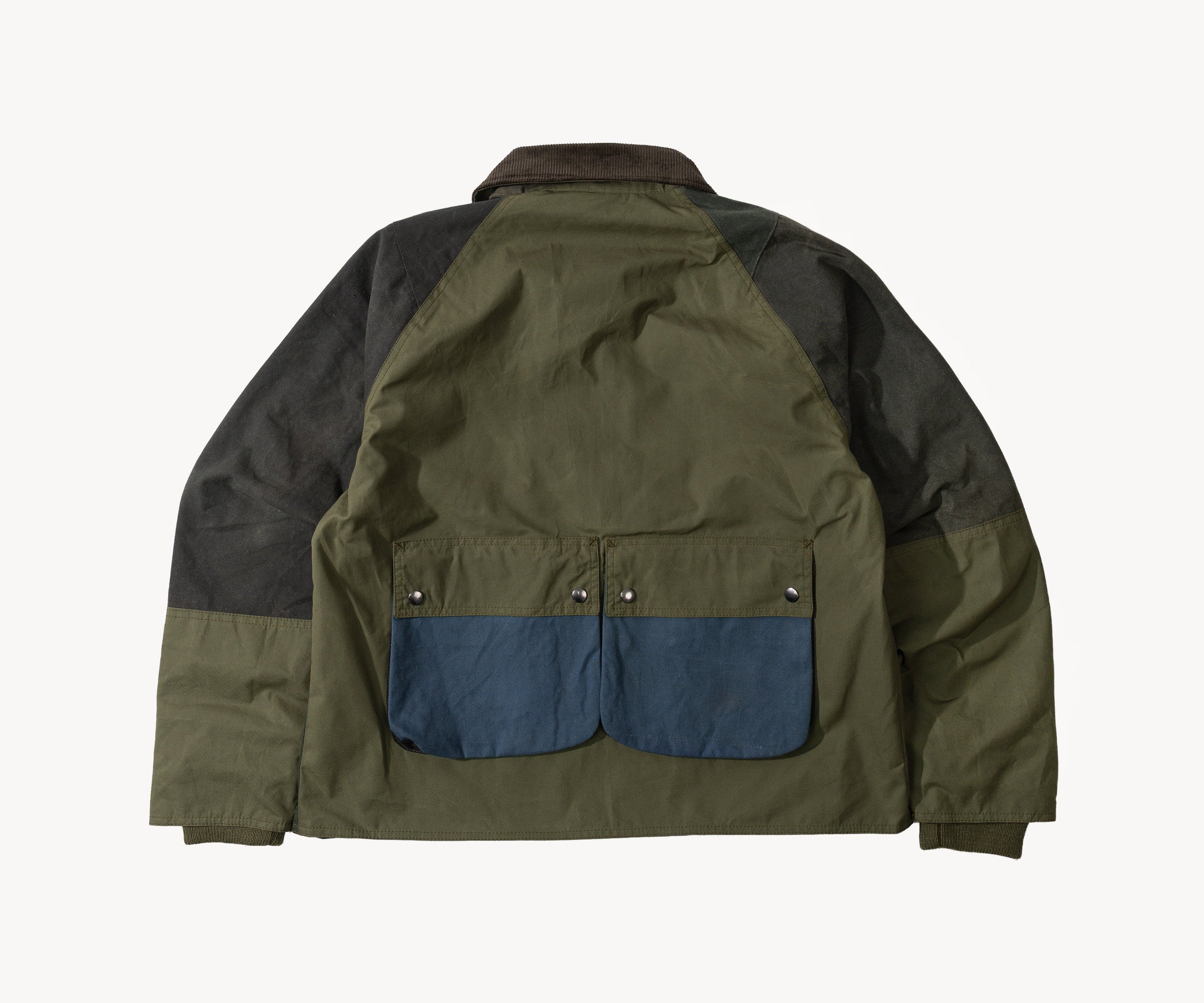 REWORK® FLY WAX JACKET - N° 042 Coats & Jackets LARGE / GREEN - BRUT Clothing US