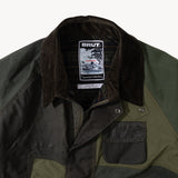REWORK® FLY WAX JACKET - N° 043 Coats & Jackets LARGE / GREEN - BRUT Clothing US