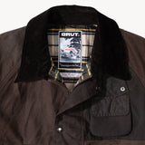 REWORK® FLY WAX JACKET - N° 047 Coats & Jackets LARGE / BROWN - BRUT Clothing US