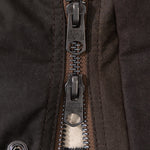 REWORK® FLY WAX JACKET - N° 047 Coats & Jackets LARGE / BROWN - BRUT Clothing US