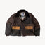 REWORK® FLY WAX JACKET - N° 048 Coats & Jackets LARGE / BROWN - BRUT Clothing US