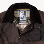 REWORK® FLY WAX JACKET - N° 048 Coats & Jackets LARGE / BROWN - BRUT Clothing US