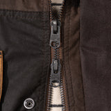 REWORK® FLY WAX JACKET - N° 048 Coats & Jackets LARGE / BROWN - BRUT Clothing US