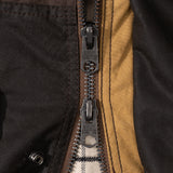 REWORK® FLY WAX JACKET - N° 049 Coats & Jackets LARGE / BROWN - BRUT Clothing US