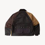REWORK® FLY WAX JACKET - N° 049 Coats & Jackets LARGE / BROWN - BRUT Clothing US