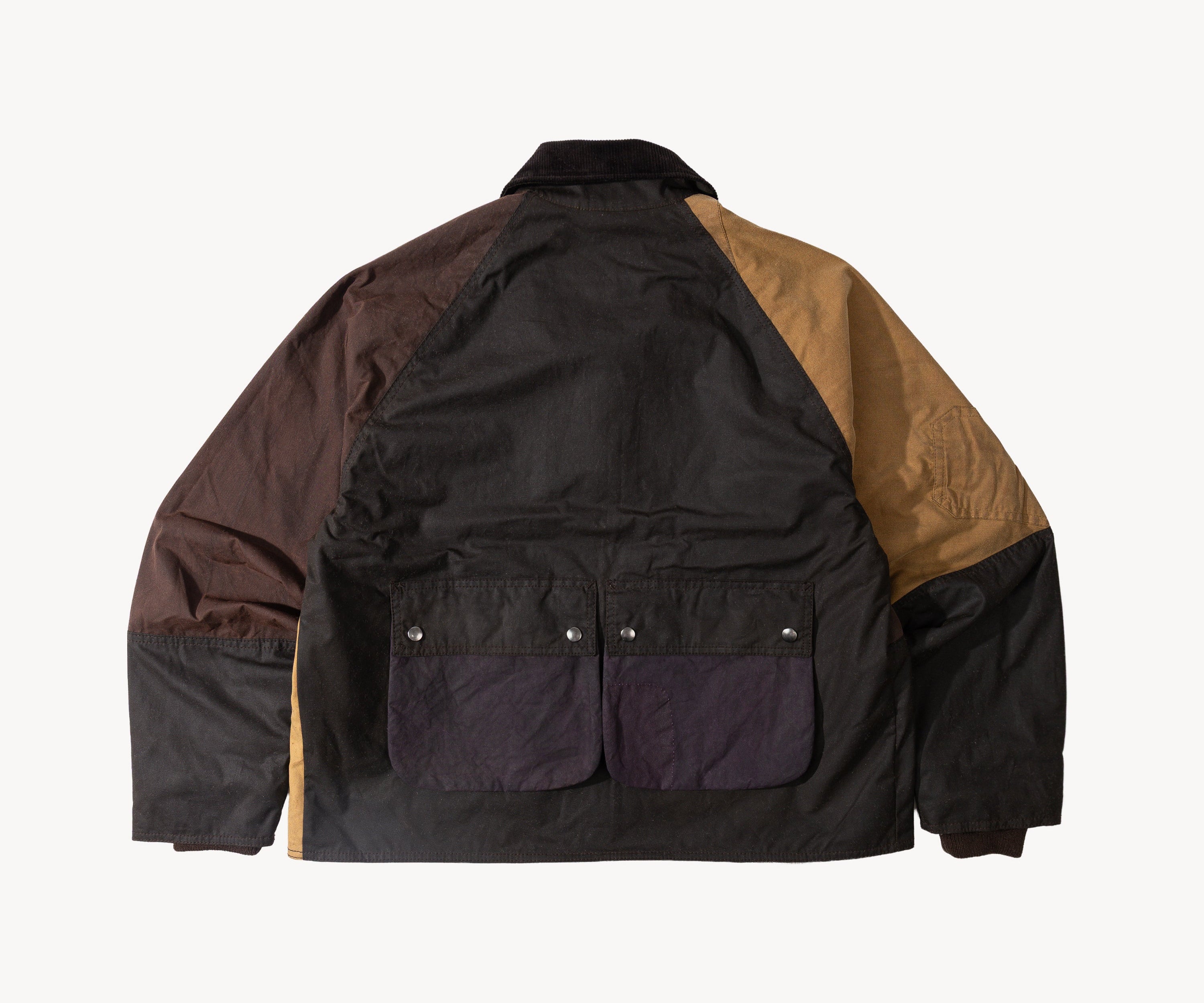 REWORK® FLY WAX JACKET - N° 049 Coats & Jackets LARGE / BROWN - BRUT Clothing US