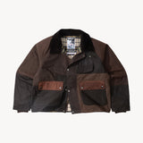 REWORK® FLY WAX JACKET - N° 050 Coats & Jackets LARGE / BROWN - BRUT Clothing US