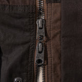 REWORK® FLY WAX JACKET - N° 050 Coats & Jackets LARGE / BROWN - BRUT Clothing US