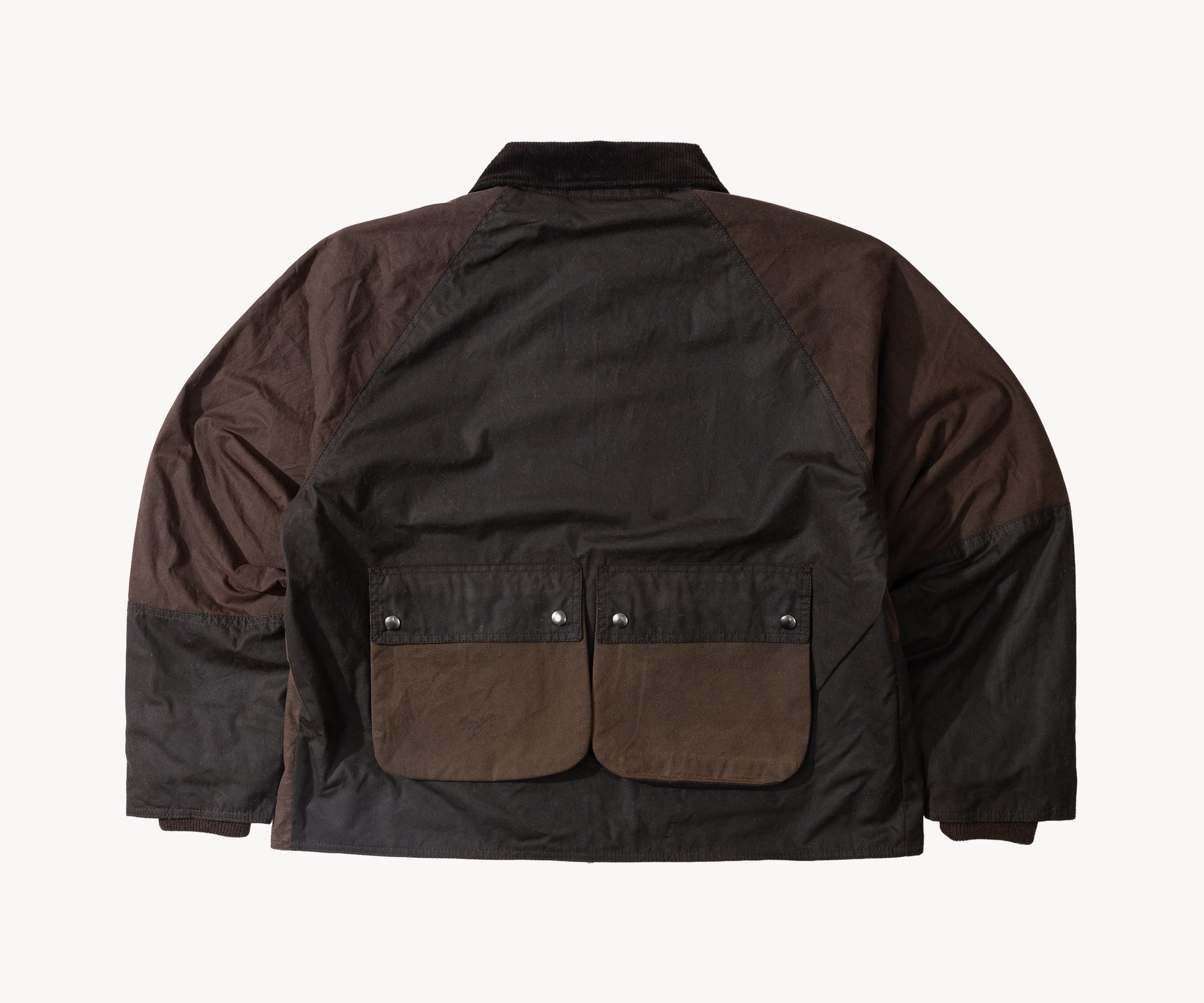 REWORK® FLY WAX JACKET - N° 050 Coats & Jackets LARGE / BROWN - BRUT Clothing US