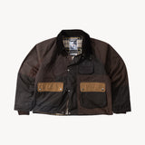 REWORK® FLY WAX JACKET - N° 051 Coats & Jackets LARGE / BROWN - BRUT Clothing US