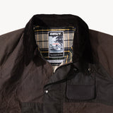 REWORK® FLY WAX JACKET - N° 051 Coats & Jackets LARGE / BROWN - BRUT Clothing US