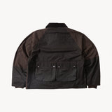 REWORK® FLY WAX JACKET - N° 051 Coats & Jackets LARGE / BROWN - BRUT Clothing US