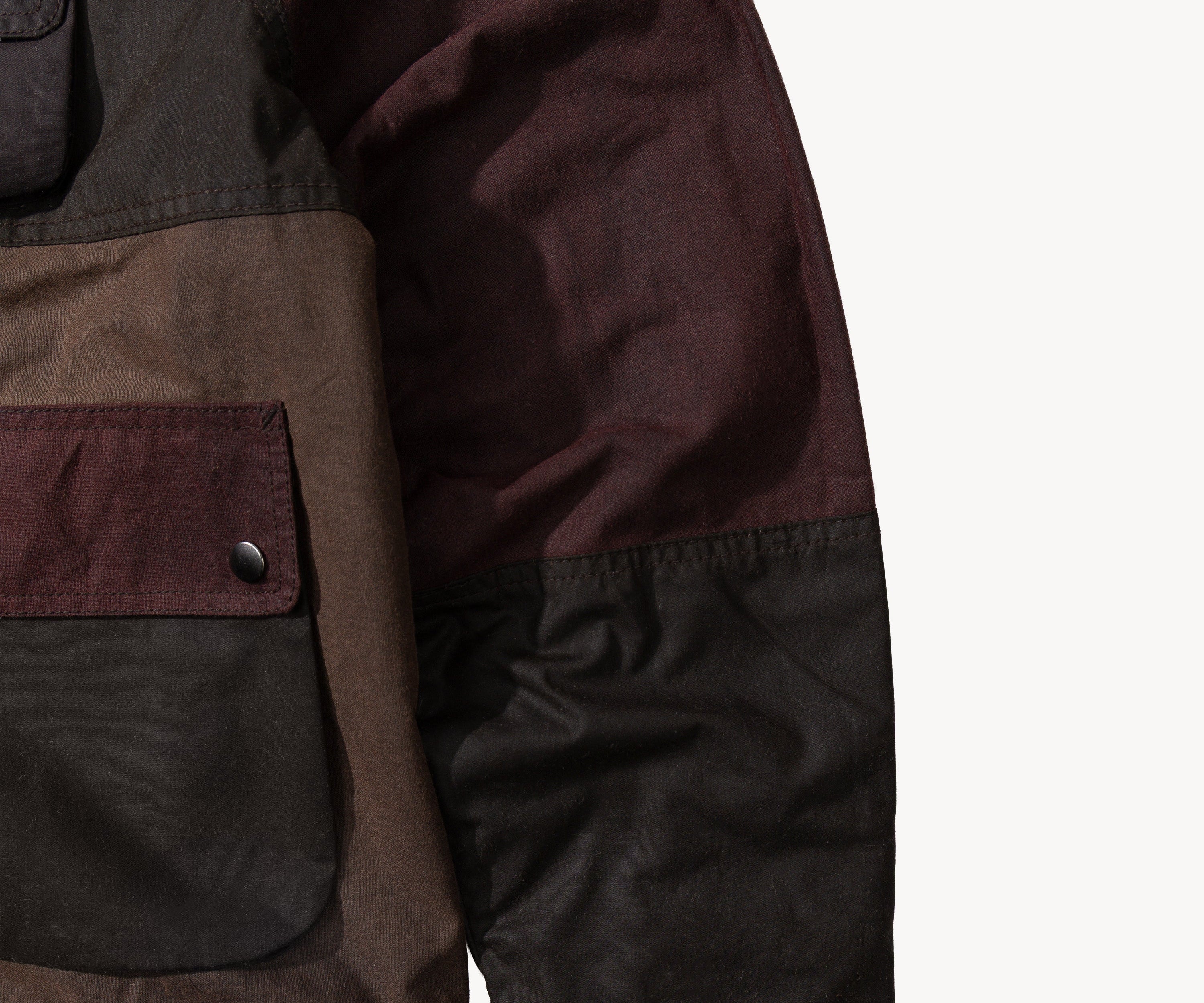 REWORK® FLY WAX JACKET - N° 052 Coats & Jackets LARGE / BROWN - BRUT Clothing US
