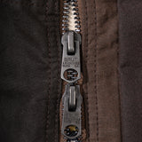 REWORK® FLY WAX JACKET - N° 052 Coats & Jackets LARGE / BROWN - BRUT Clothing US