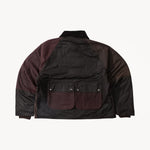 REWORK® FLY WAX JACKET - N° 052 Coats & Jackets LARGE / BROWN - BRUT Clothing US
