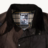 REWORK® FLY WAX JACKET - N° 053 Coats & Jackets LARGE / BROWN - BRUT Clothing US