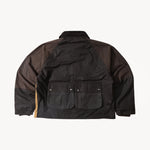 REWORK® FLY WAX JACKET - N° 053 Coats & Jackets LARGE / BROWN - BRUT Clothing US