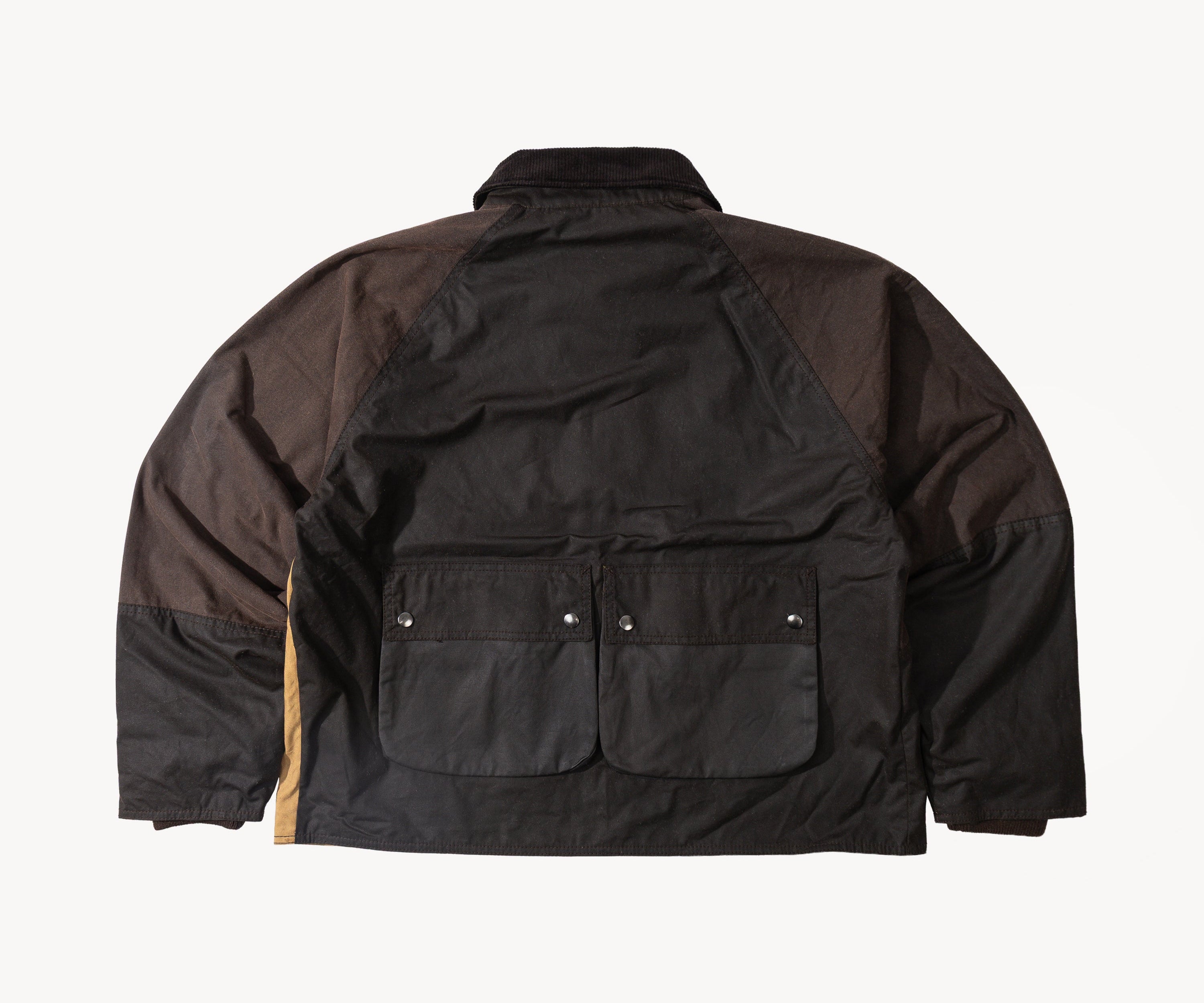 REWORK® FLY WAX JACKET - N° 053 Coats & Jackets LARGE / BROWN - BRUT Clothing US