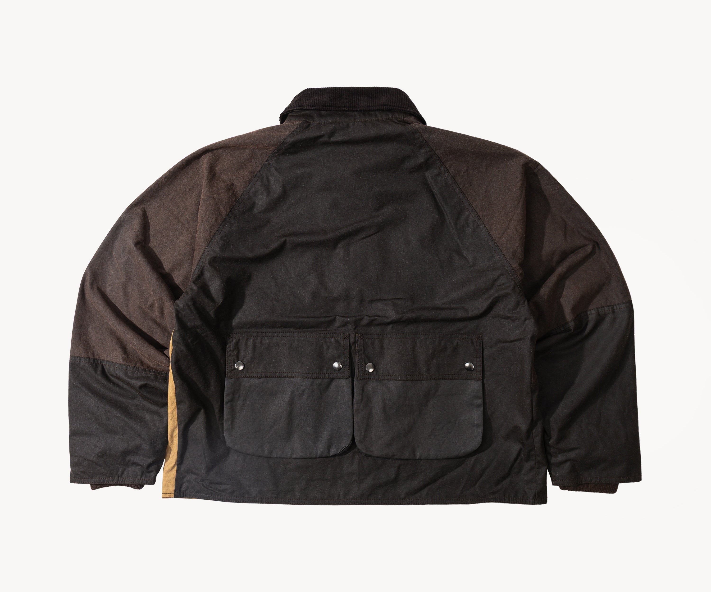 REWORK® FLY WAX JACKET - N° 053 Coats & Jackets LARGE / BROWN - BRUT Clothing US