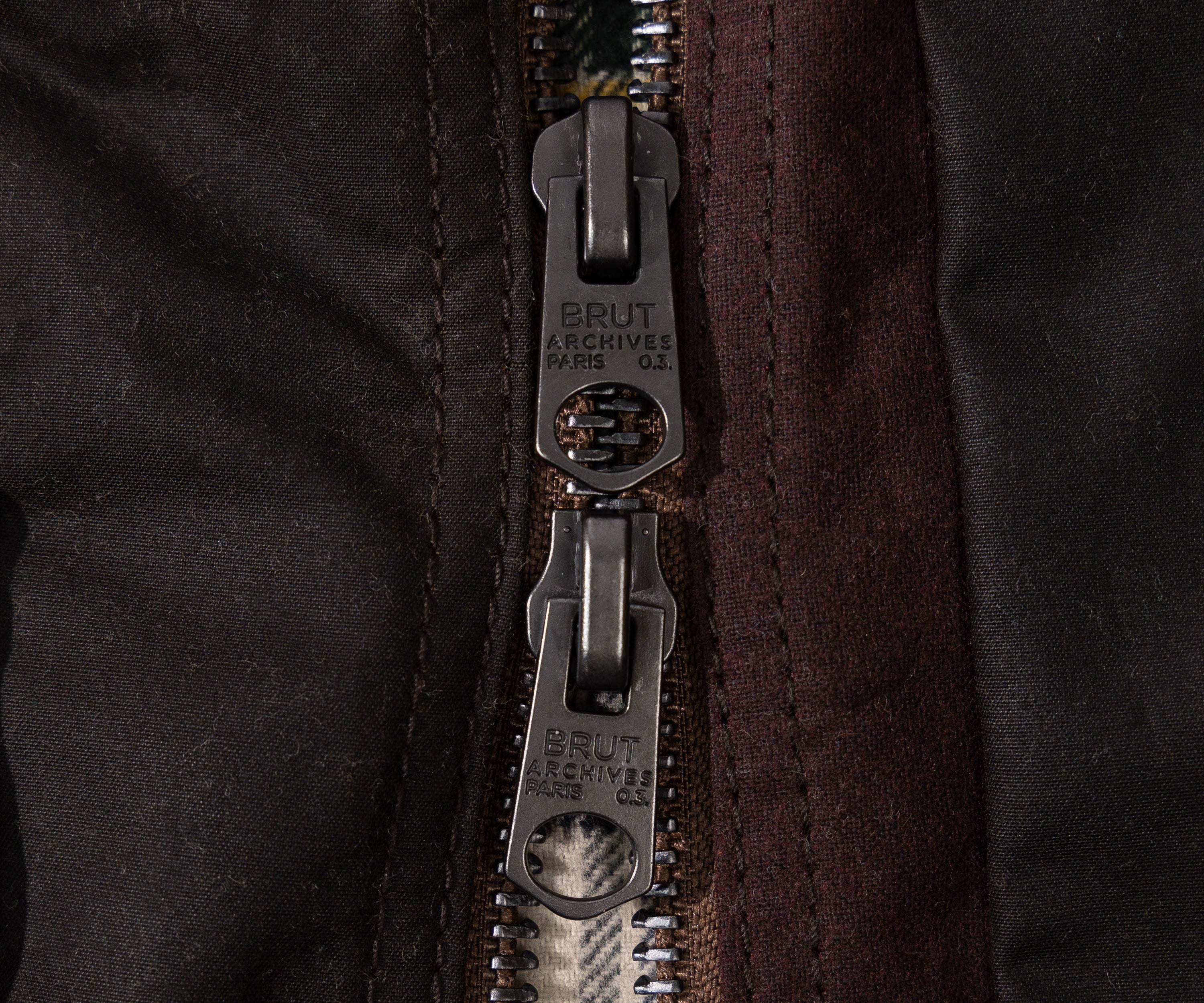 REWORK® FLY WAX JACKET - N° 027 Coats & Jackets MEDIUM / BROWN - BRUT Clothing US