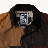 REWORK® FLY WAX JACKET - N° 028 Coats & Jackets MEDIUM / BROWN - BRUT Clothing US