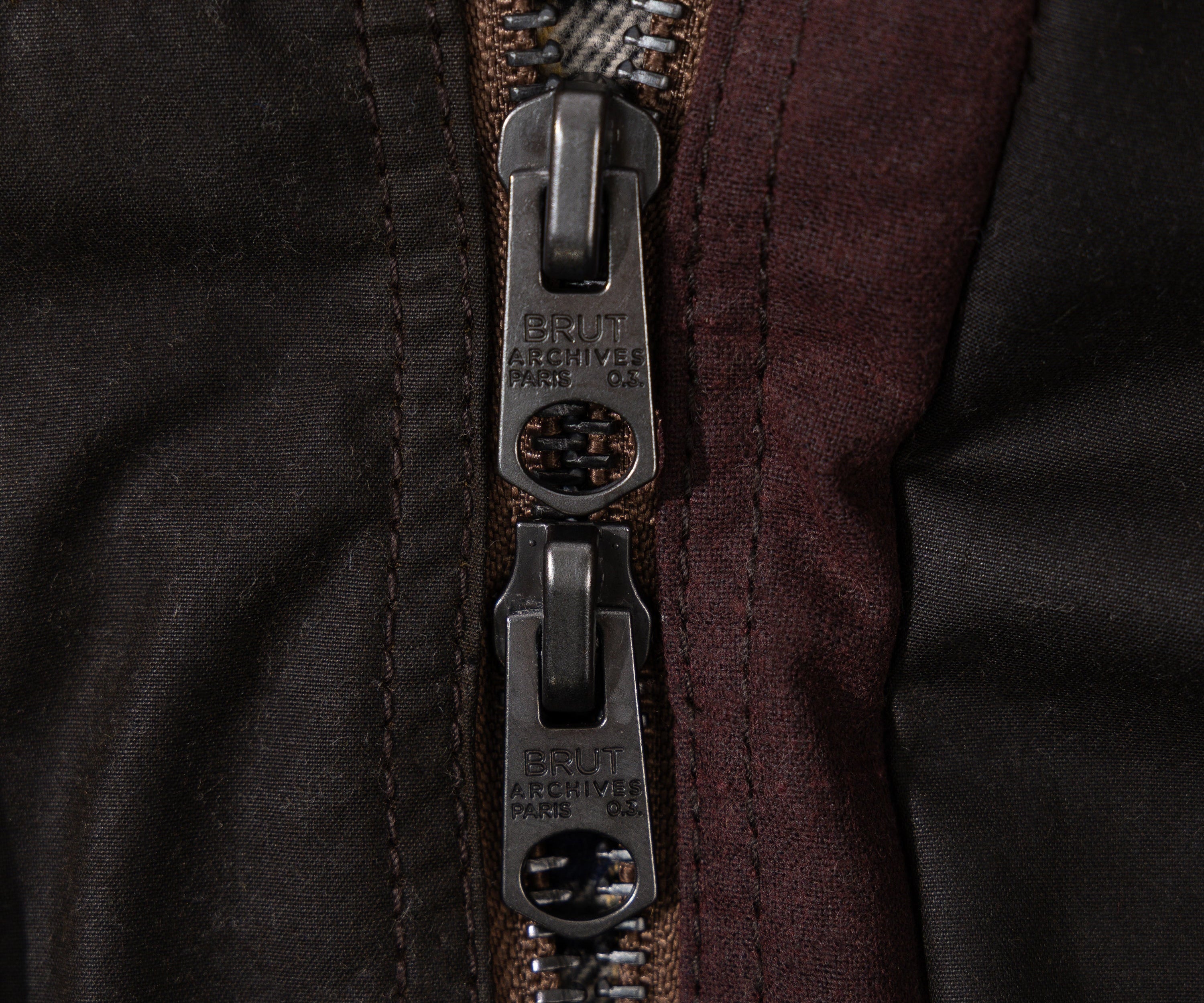 REWORK® FLY WAX JACKET - N° 028 Coats & Jackets MEDIUM / BROWN - BRUT Clothing US