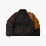 REWORK® FLY WAX JACKET - N° 028 Coats & Jackets MEDIUM / BROWN - BRUT Clothing US