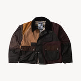 REWORK® FLY WAX JACKET - N° 029 Coats & Jackets MEDIUM / BROWN - BRUT Clothing US