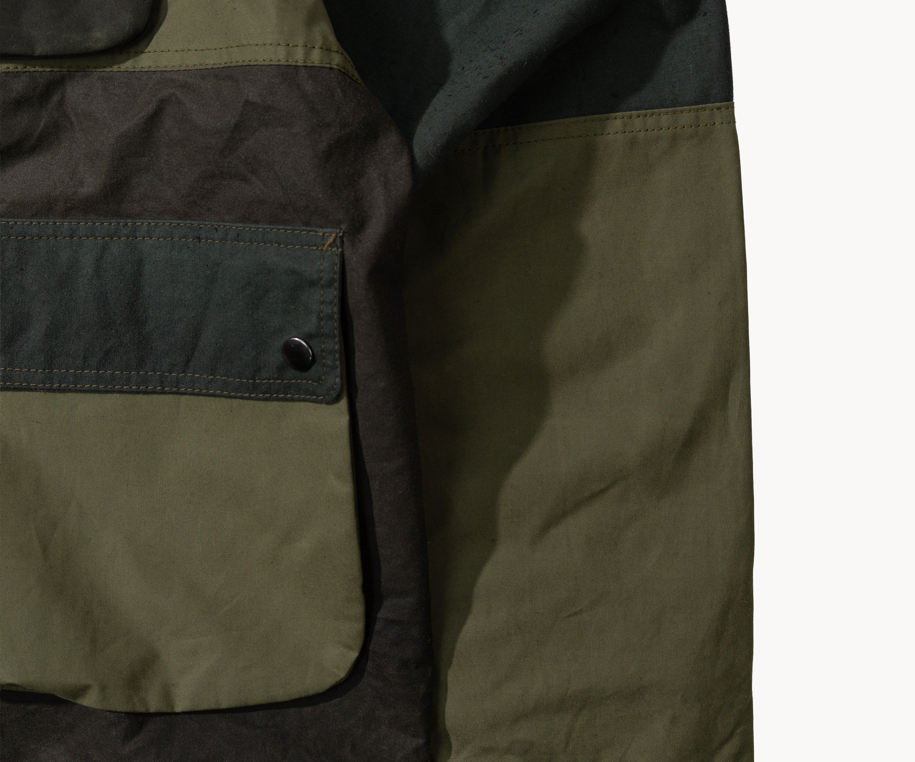 REWORK® FLY WAX JACKET - N° 018 Coats & Jackets MEDIUM / GREEN - BRUT Clothing US