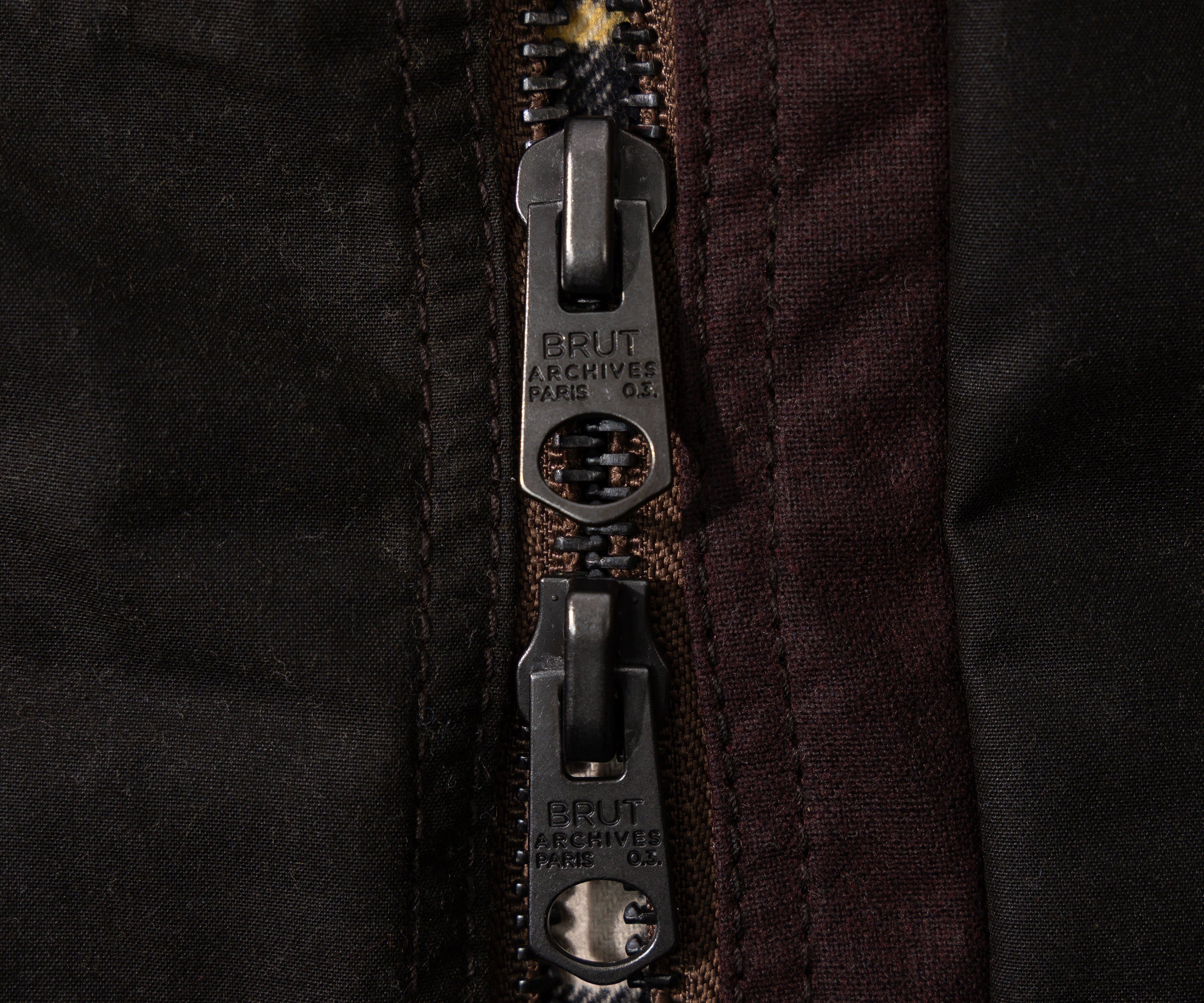 REWORK® FLY WAX JACKET - N° 029 Coats & Jackets MEDIUM / BROWN - BRUT Clothing US