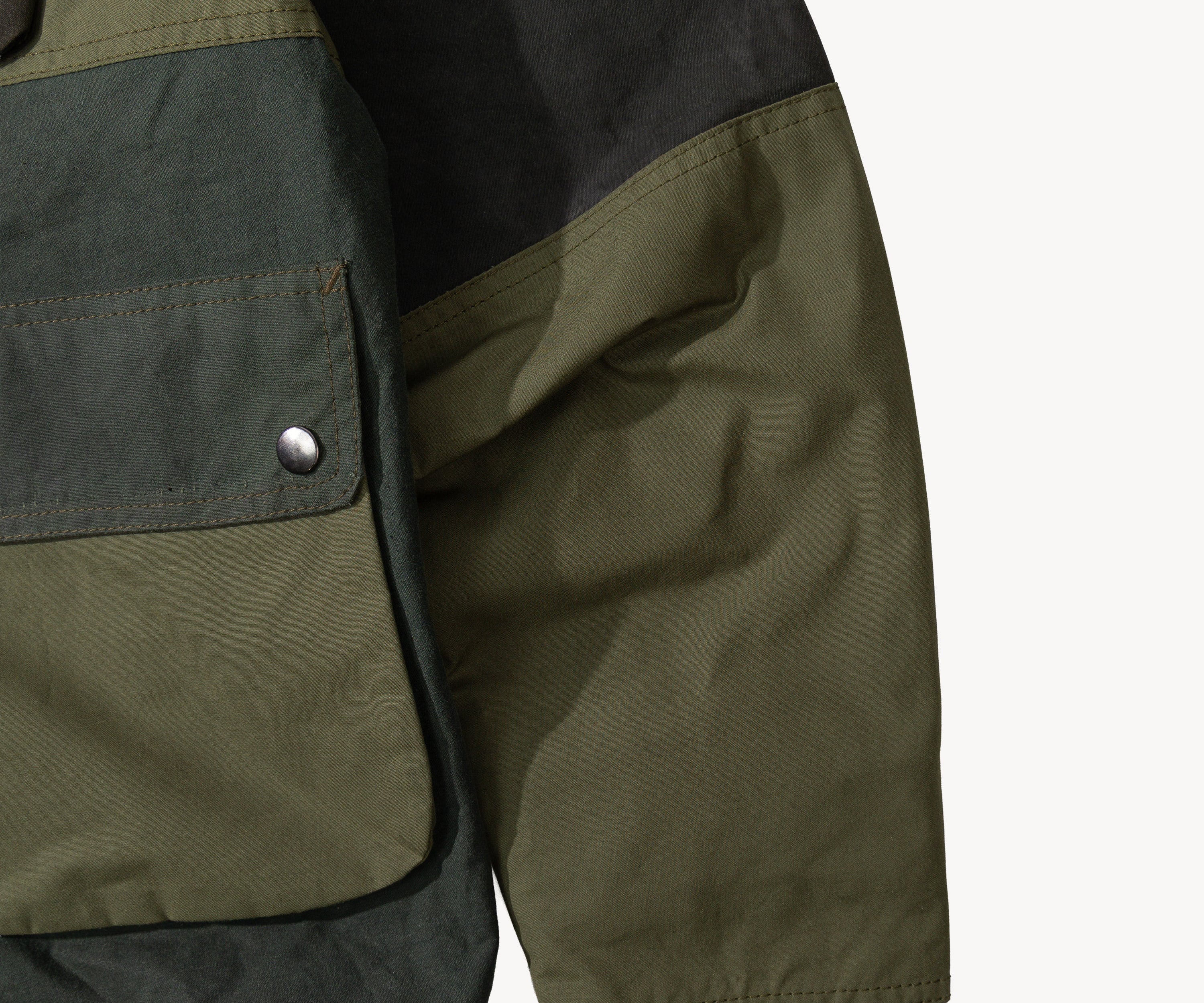 REWORK® FLY WAX JACKET - N° 013 Coats & Jackets MEDIUM / GREEN - BRUT Clothing US