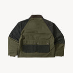 REWORK® FLY WAX JACKET - N° 018 Coats & Jackets MEDIUM / GREEN - BRUT Clothing US