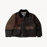 REWORK® FLY WAX JACKET - N° 030 Coats & Jackets MEDIUM / BROWN - BRUT Clothing US