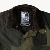 REWORK® FLY WAX JACKET - N° 019 Coats & Jackets MEDIUM / GREEN - BRUT Clothing US