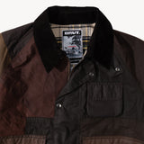 REWORK® FLY WAX JACKET - N° 030 Coats & Jackets MEDIUM / BROWN - BRUT Clothing US