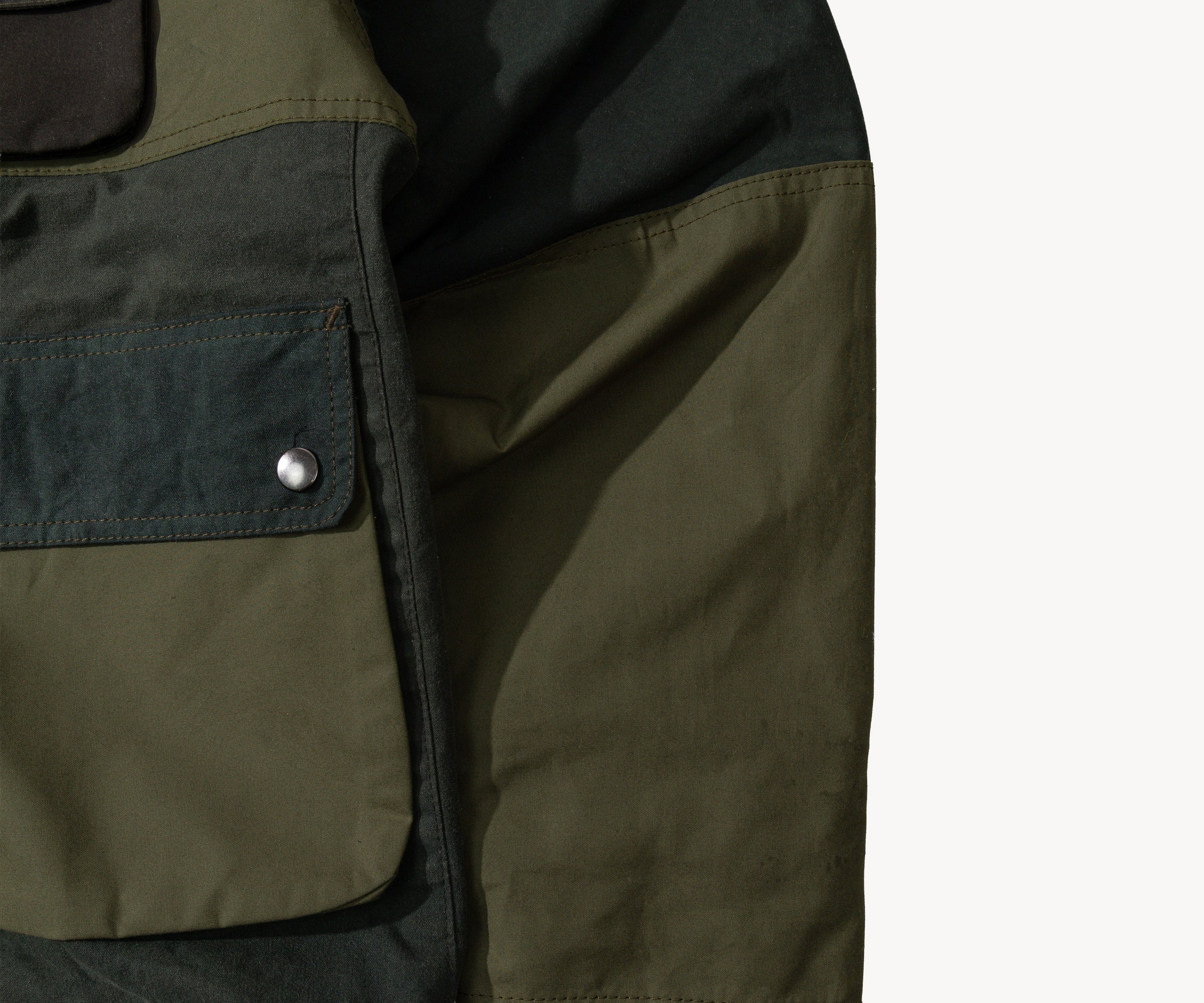 REWORK® FLY WAX JACKET - N° 019 Coats & Jackets MEDIUM / GREEN - BRUT Clothing US