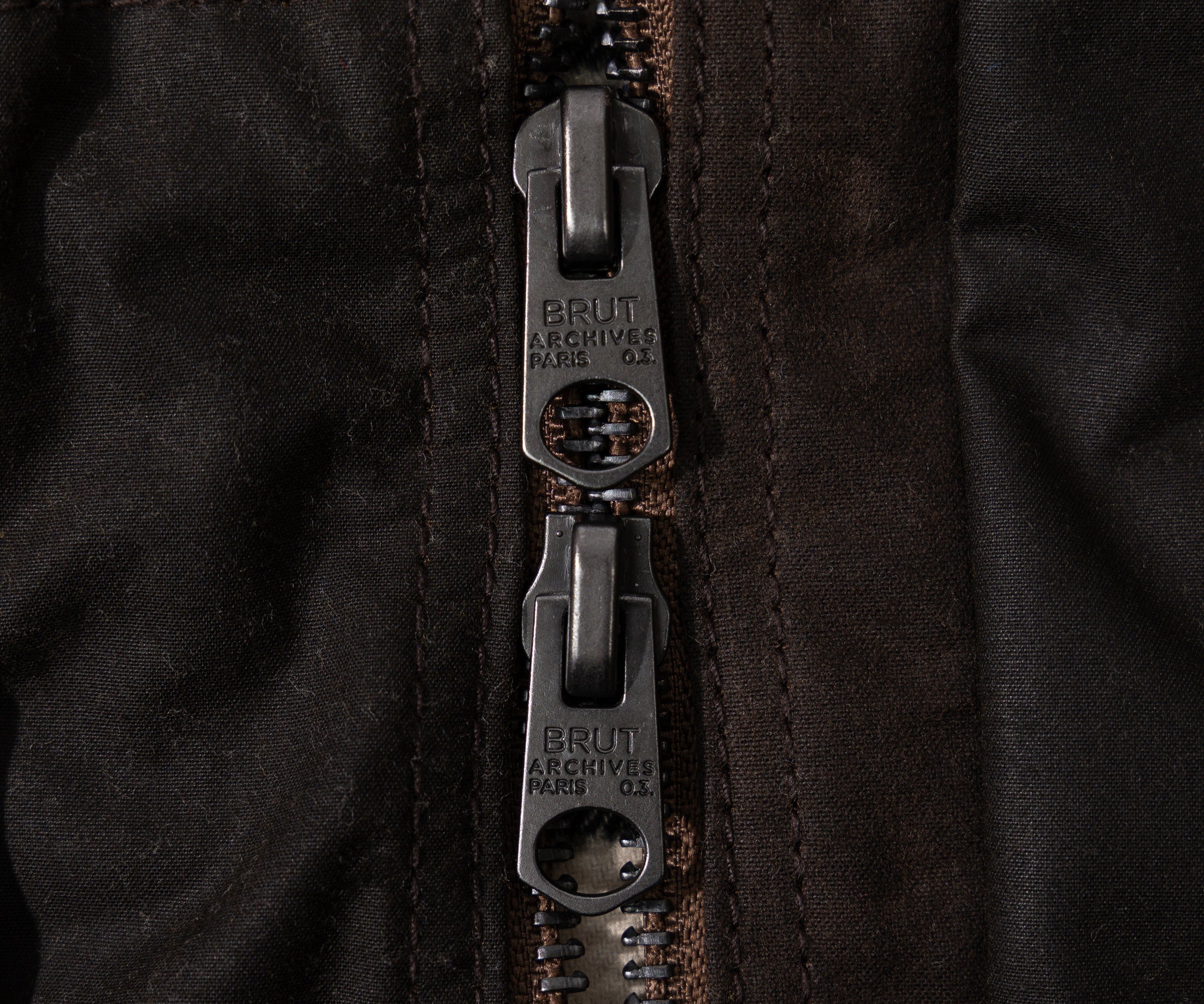 REWORK® FLY WAX JACKET - N° 030 Coats & Jackets MEDIUM / BROWN - BRUT Clothing US