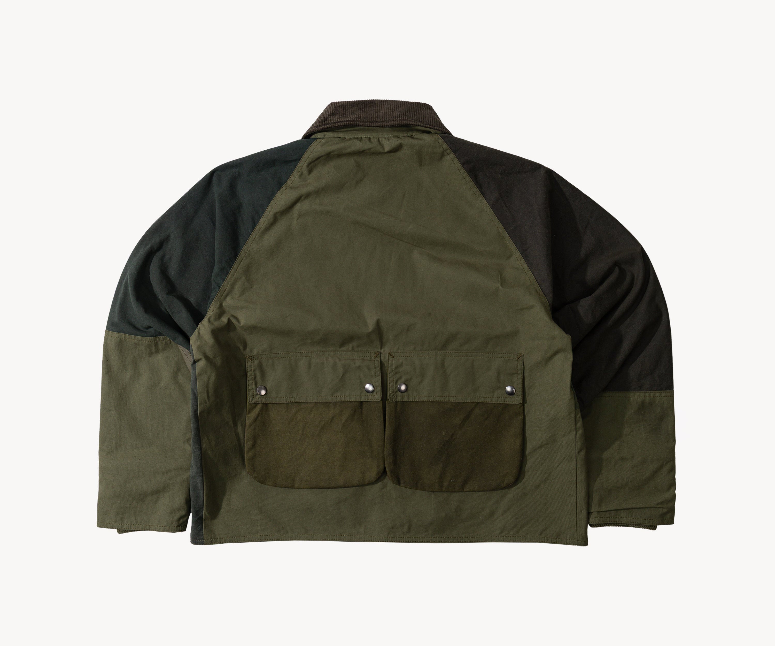 REWORK® FLY WAX JACKET - N° 019 Coats & Jackets MEDIUM / GREEN - BRUT Clothing US