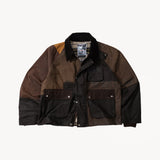 REWORK® FLY WAX JACKET - N° 031 Coats & Jackets MEDIUM / BROWN - BRUT Clothing US