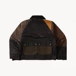 REWORK® FLY WAX JACKET - N° 031 Coats & Jackets MEDIUM / BROWN - BRUT Clothing US