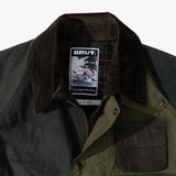 REWORK® FLY WAX JACKET - N° 021 Coats & Jackets MEDIUM / GREEN - BRUT Clothing US