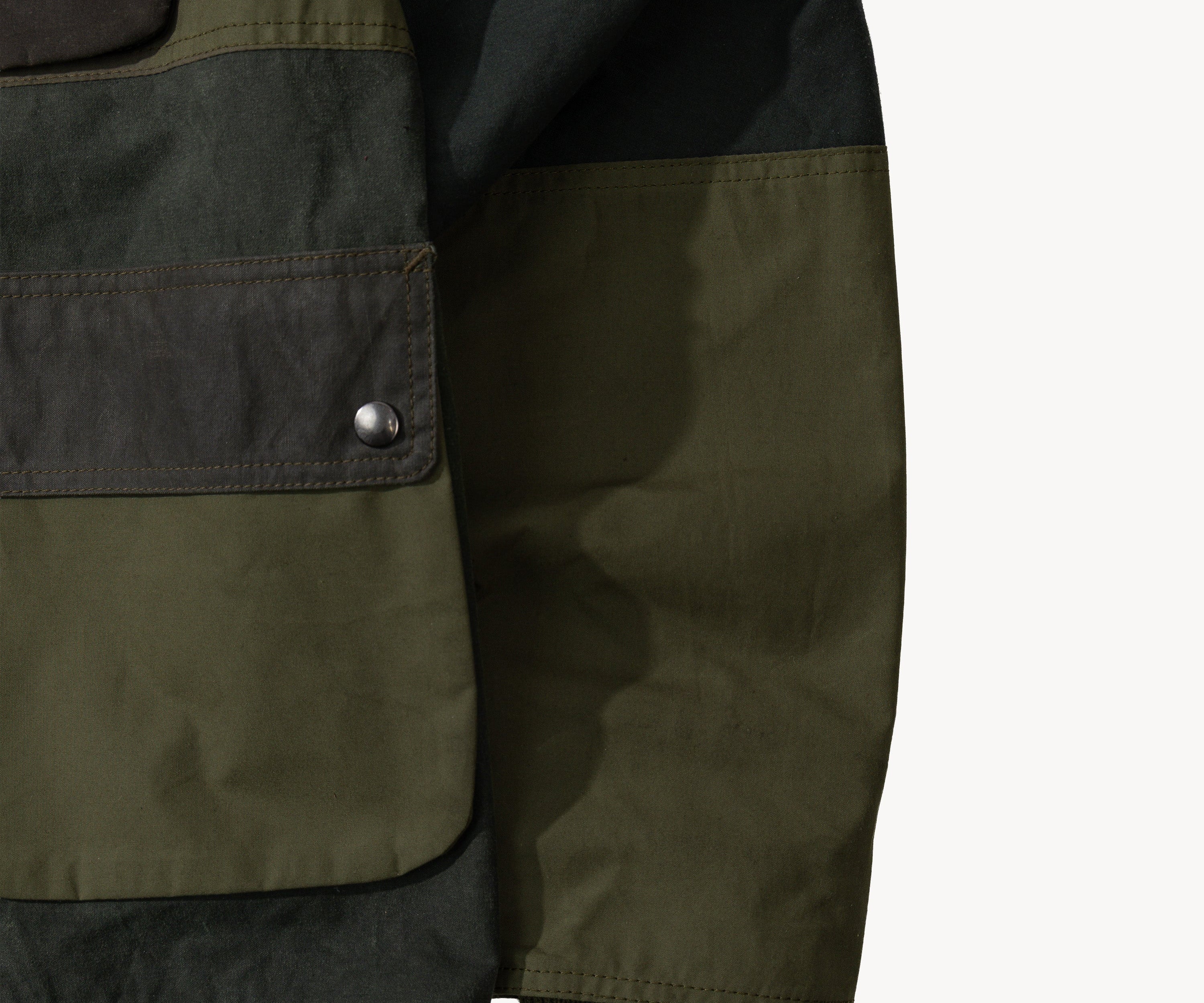 REWORK® FLY WAX JACKET - N° 021 Coats & Jackets MEDIUM / GREEN - BRUT Clothing US